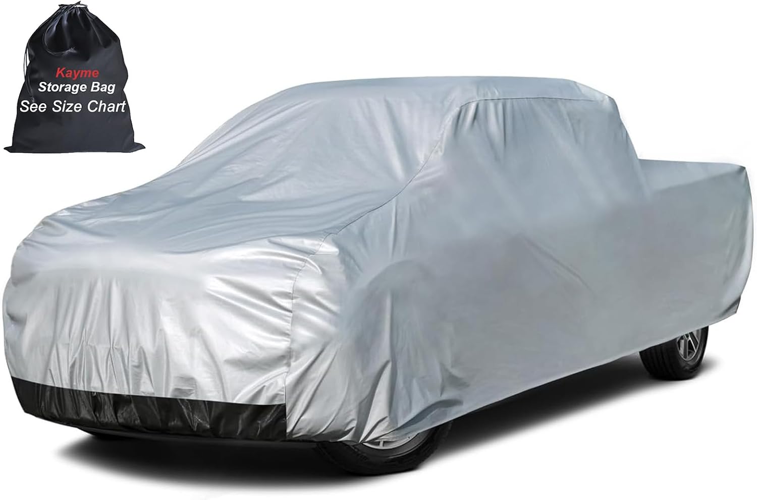 Sedan Car Cover Waterproof All Weather for Automobiles - See Vehicle Size Chart for Accurate Fit - Outdoor Full Exterior Cover Sun Rain Snow UV Protection with Zipper. Size A4 (See Size Chart)