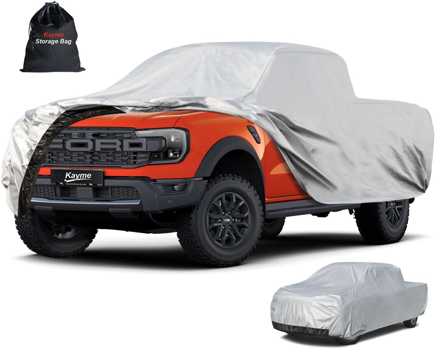Sedan Car Cover Waterproof All Weather for Automobiles - See Vehicle Size Chart for Accurate Fit - Outdoor Full Exterior Cover Sun Rain Snow UV Protection with Zipper. Size A4 (See Size Chart)