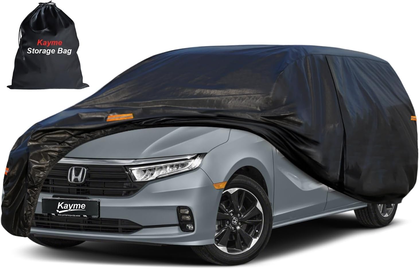 Sedan Car Cover Waterproof All Weather for Automobiles - See Vehicle Size Chart for Accurate Fit - Outdoor Full Exterior Cover Sun Rain Snow UV Protection with Zipper. Size A4 (See Size Chart)