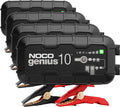 GENIUS10: 10A 6V/12V Smart Battery Charger – Automatic Maintainer, Trickle Charger & Desulfator with Overcharge Protection & Temperature Compensation – for Lead-Acid & Lithium Batteries